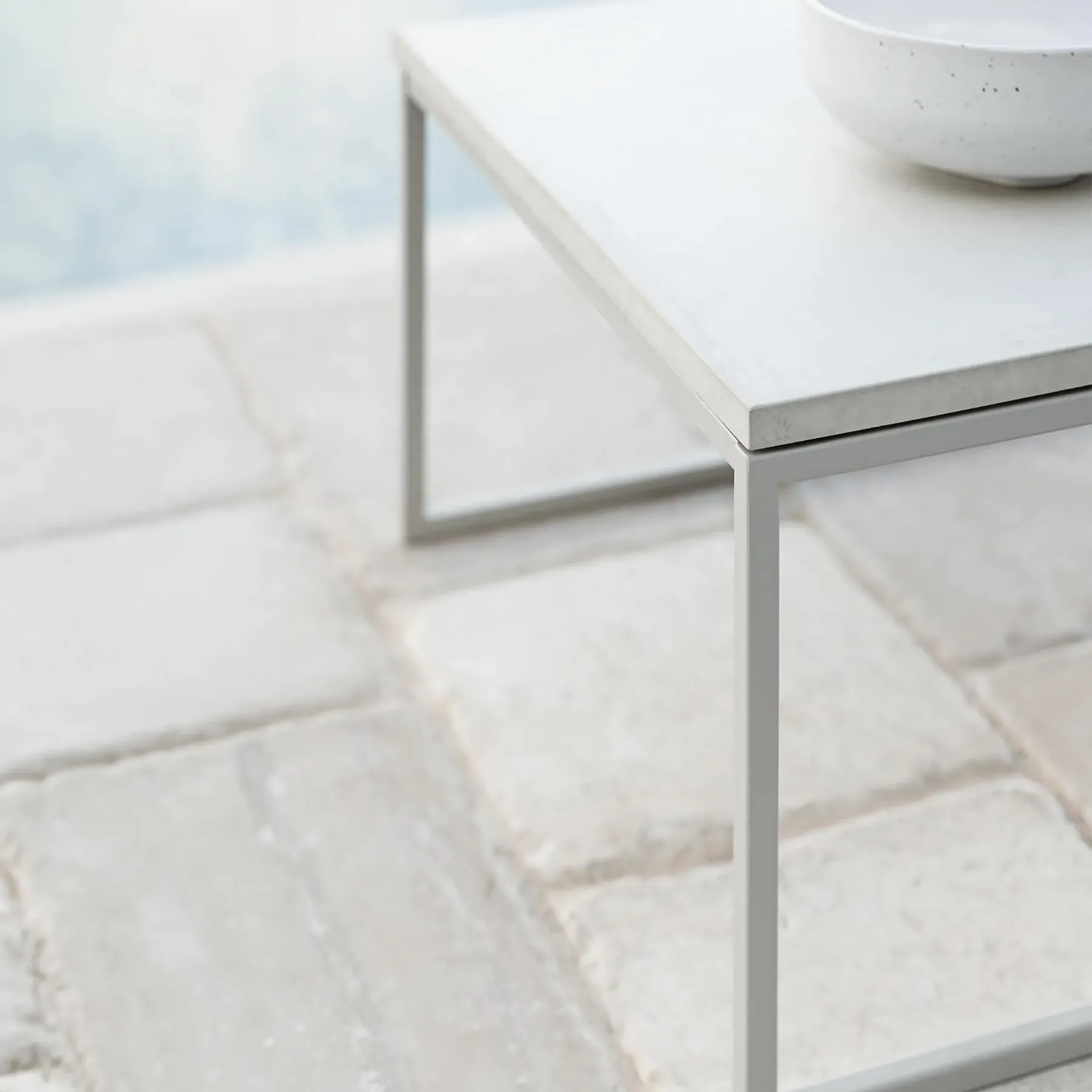 Como Coffee Table - Dark Grey, Concrete