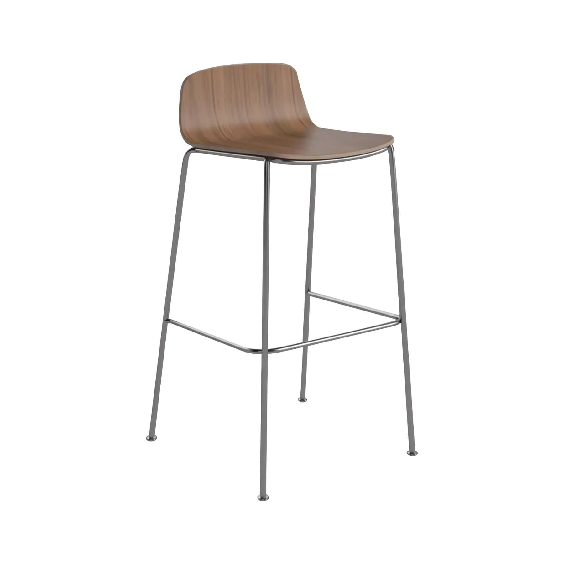 Counter Stool 65cm Height - Black, Oak