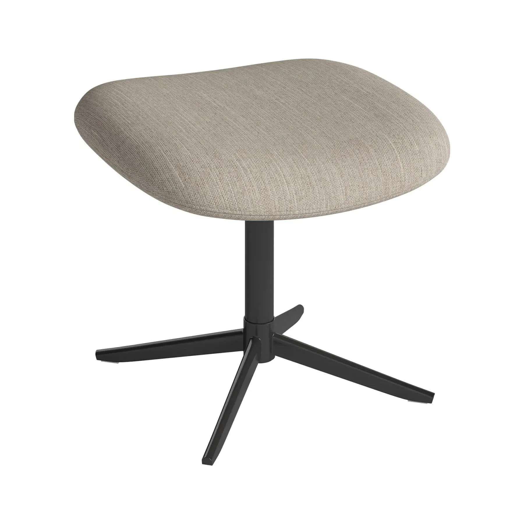 Footstool with Foam Seat - Blue, Fabric