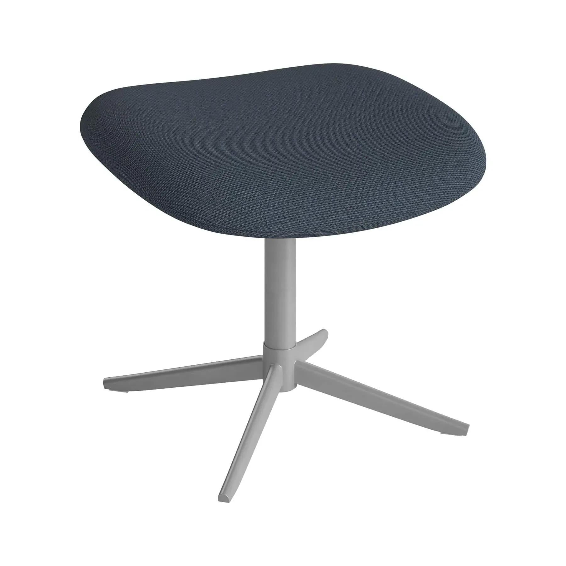 Footstool with Foam Seat - Dust Blue, Fabric