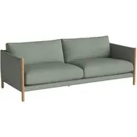 Hayden 2.5-Seater Sofa - Green, Oak