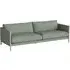 Hayden 3-Seater Sofa - Green, White Oak