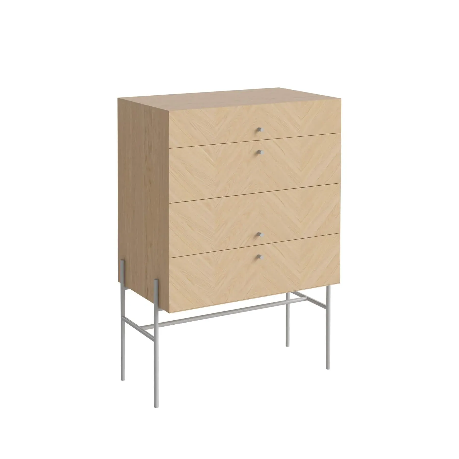 High Dresser with Soft-Close - Natural, Oak