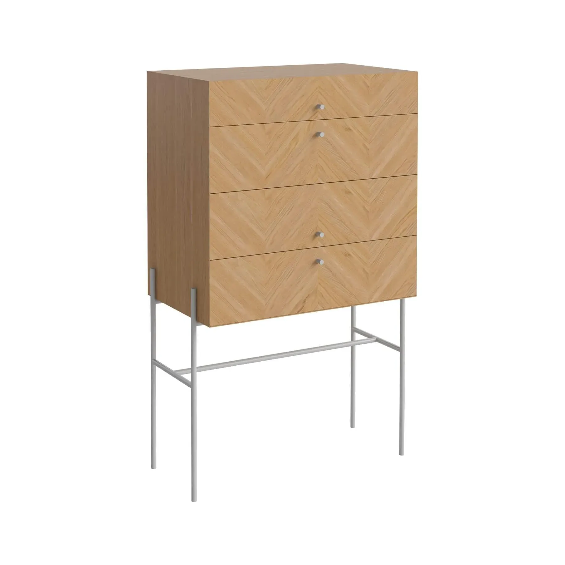 High Dresser with Soft-Close - Oak image