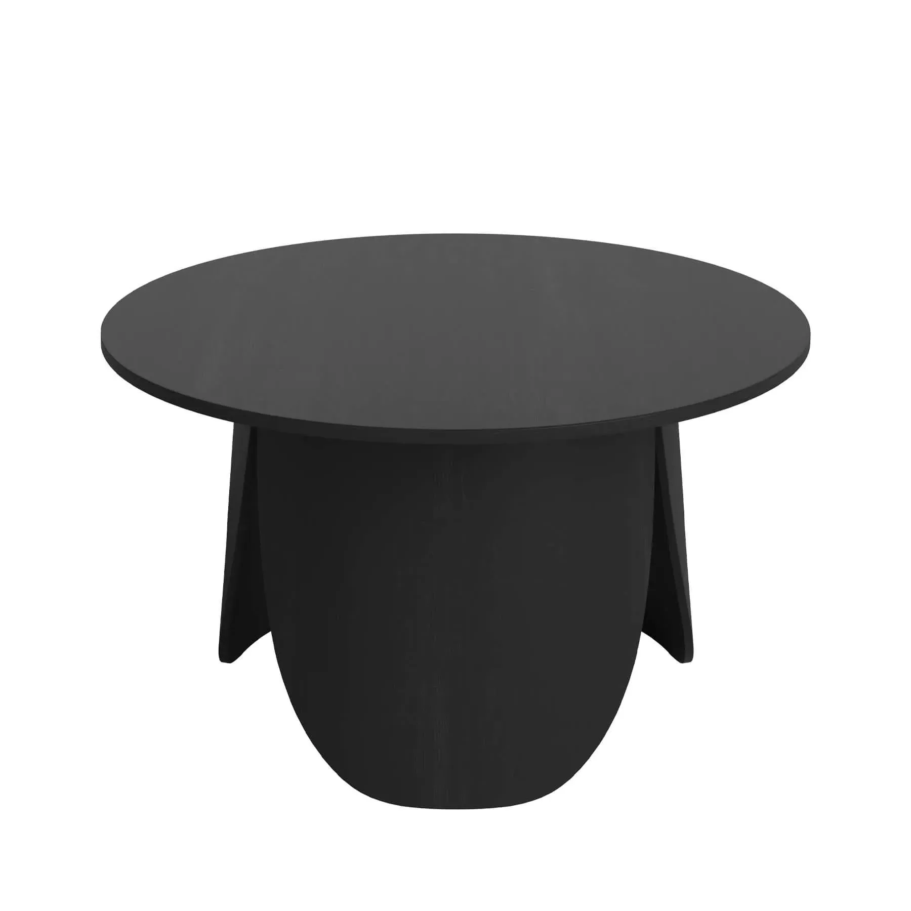 Large Coffee Table High Height - Black, Oak