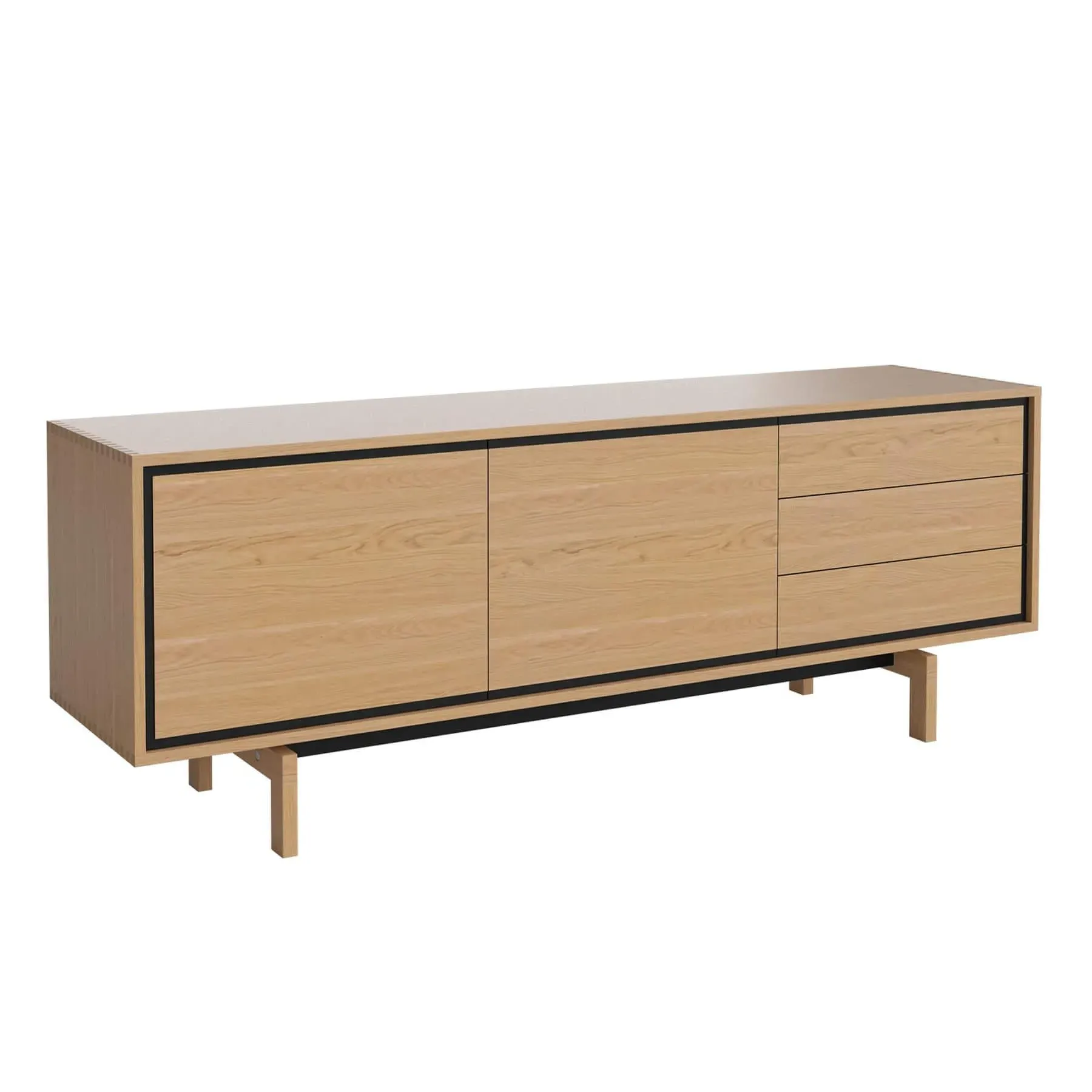 Large Sideboard with Storage - Oak