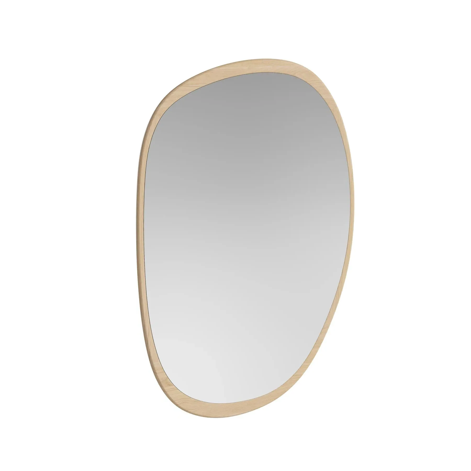 Large Wall Mirror - White, Oak