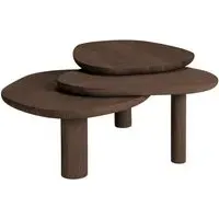 Latch 3-Tiered Coffee Table - Dark Oiled Oak