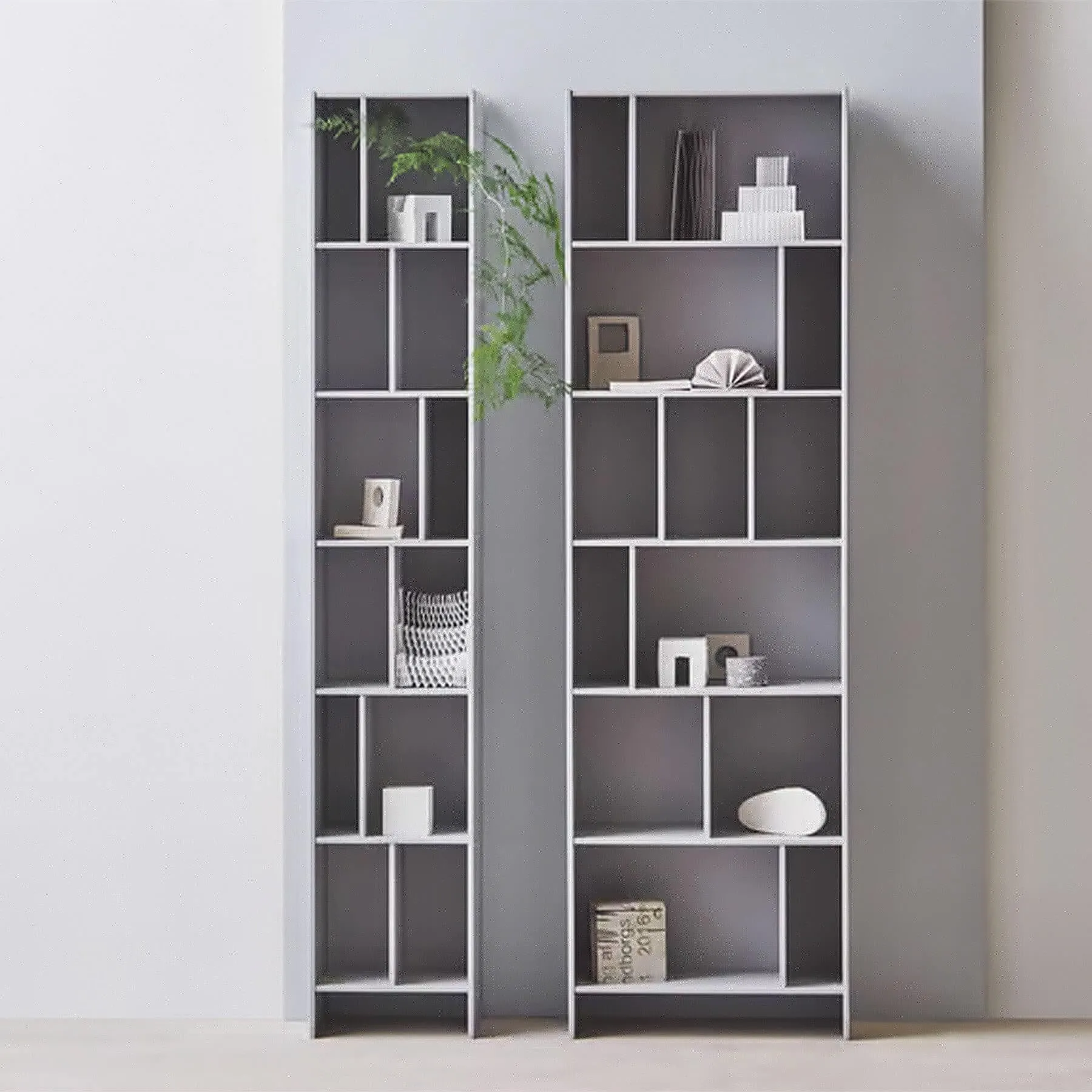 Library Shelving Rack - Oak Veneer