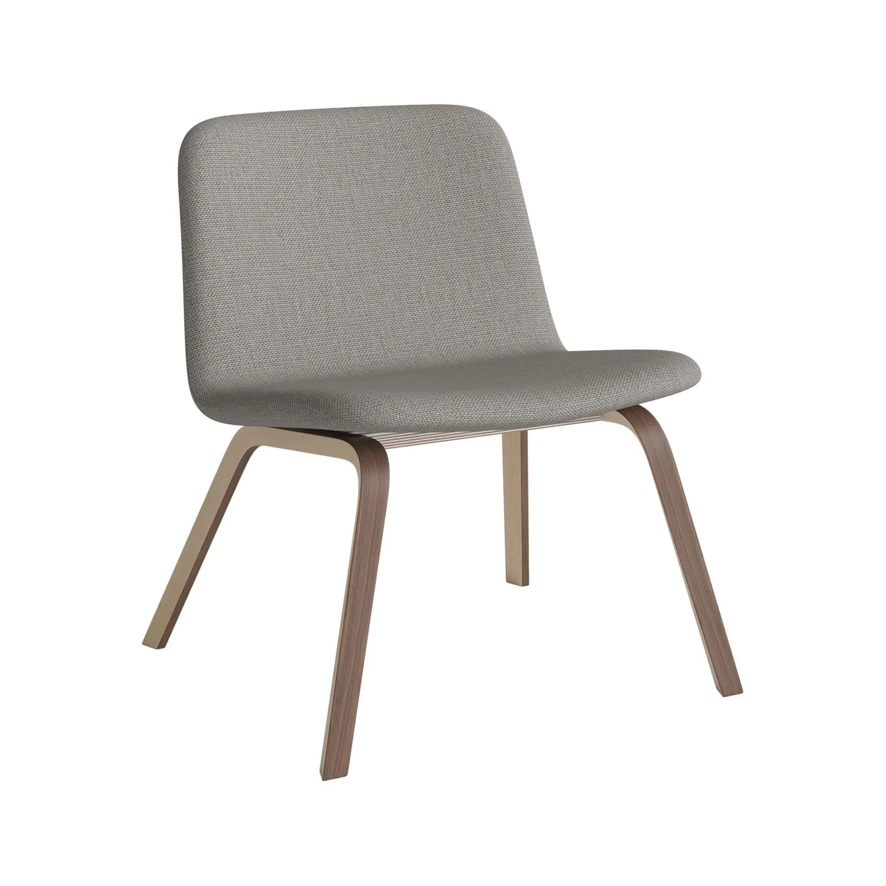 Lounge Chair Upholstered - Grey, Oak