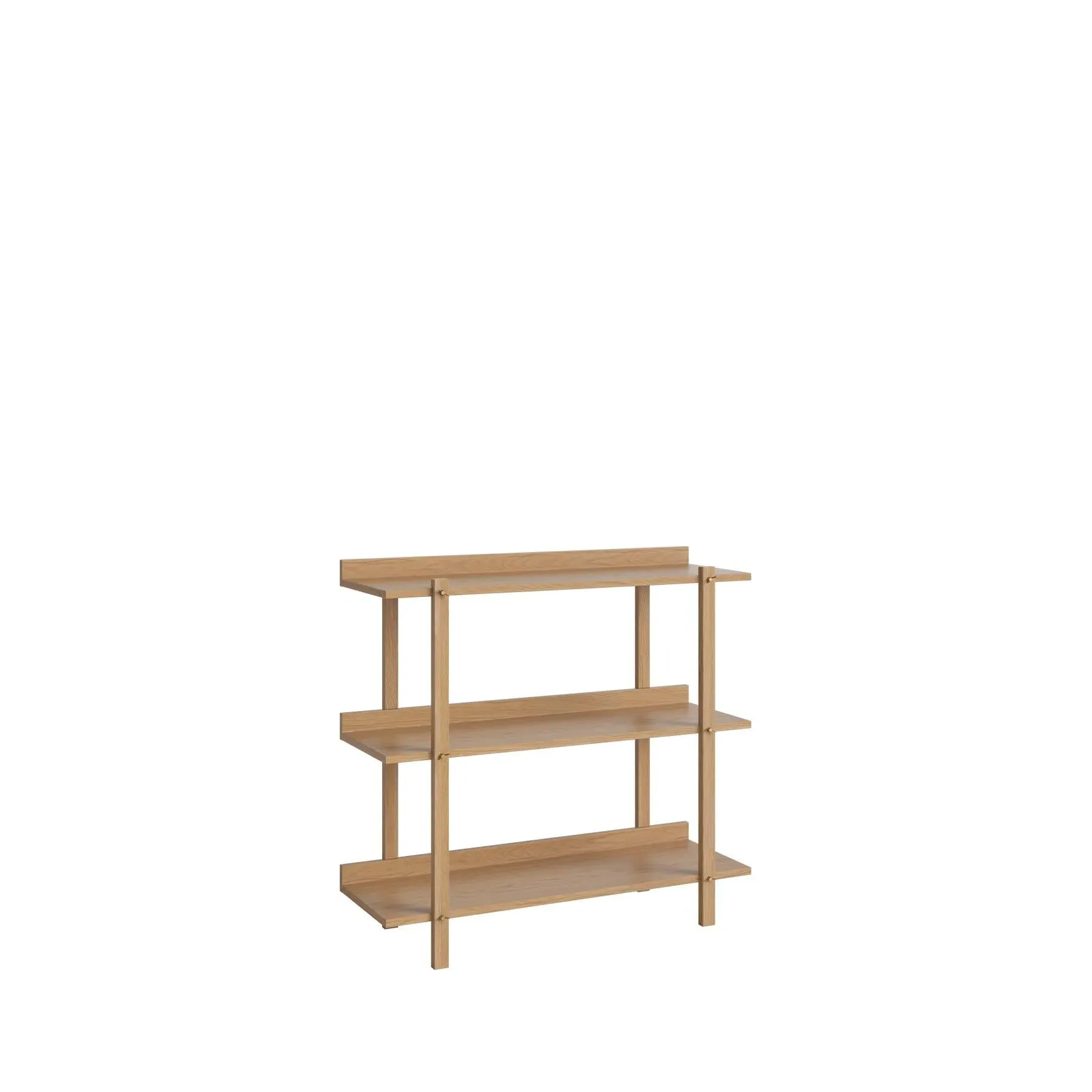 Low Single Shelving Unit - Oiled Oak image