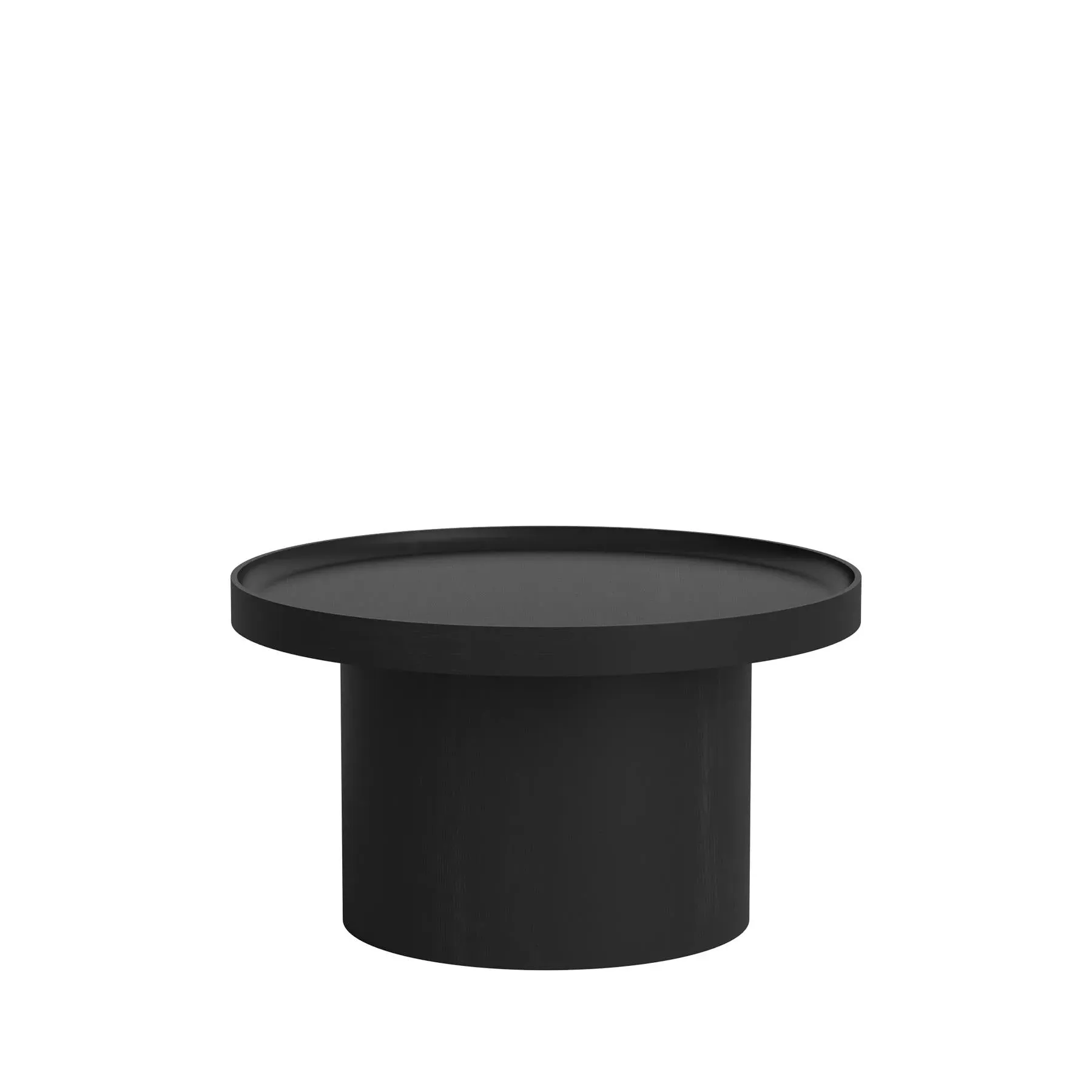 Medium Coffee Table with Storage - Black, Oak