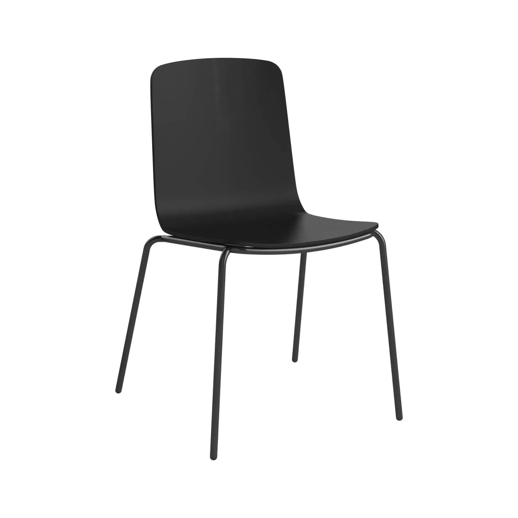 Palm Dining Chair - Black, Oak image