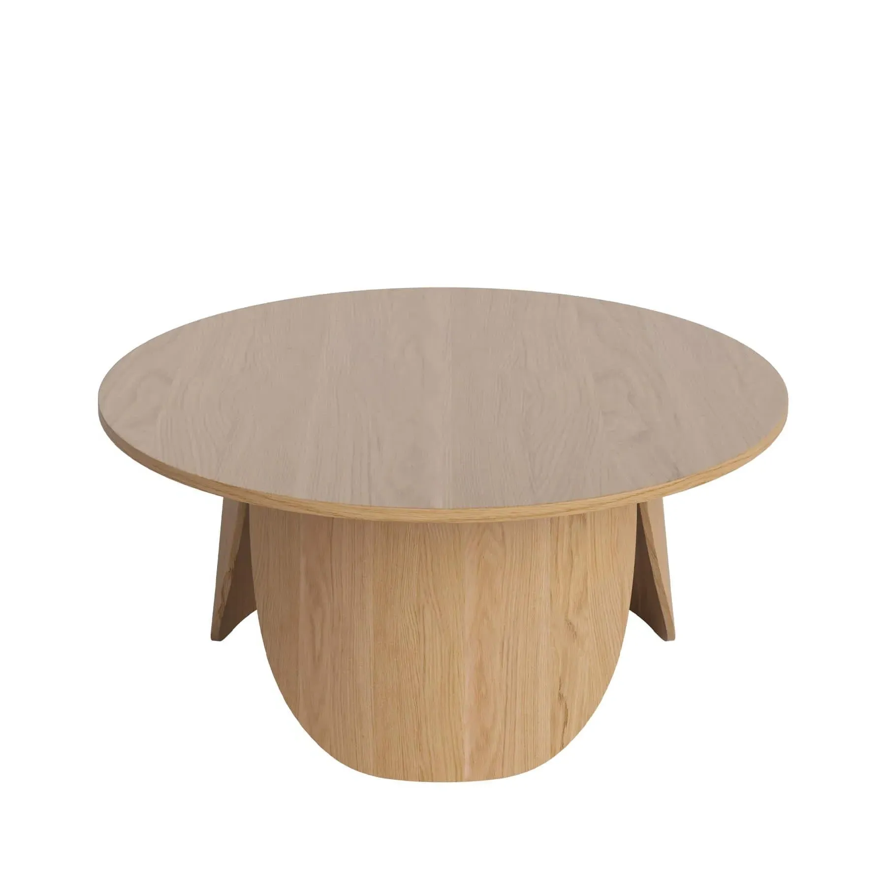 Peyote Large Low Coffee Table - Oak Veneer