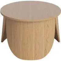 Peyote Small Low Coffee Table - Oak Veneer