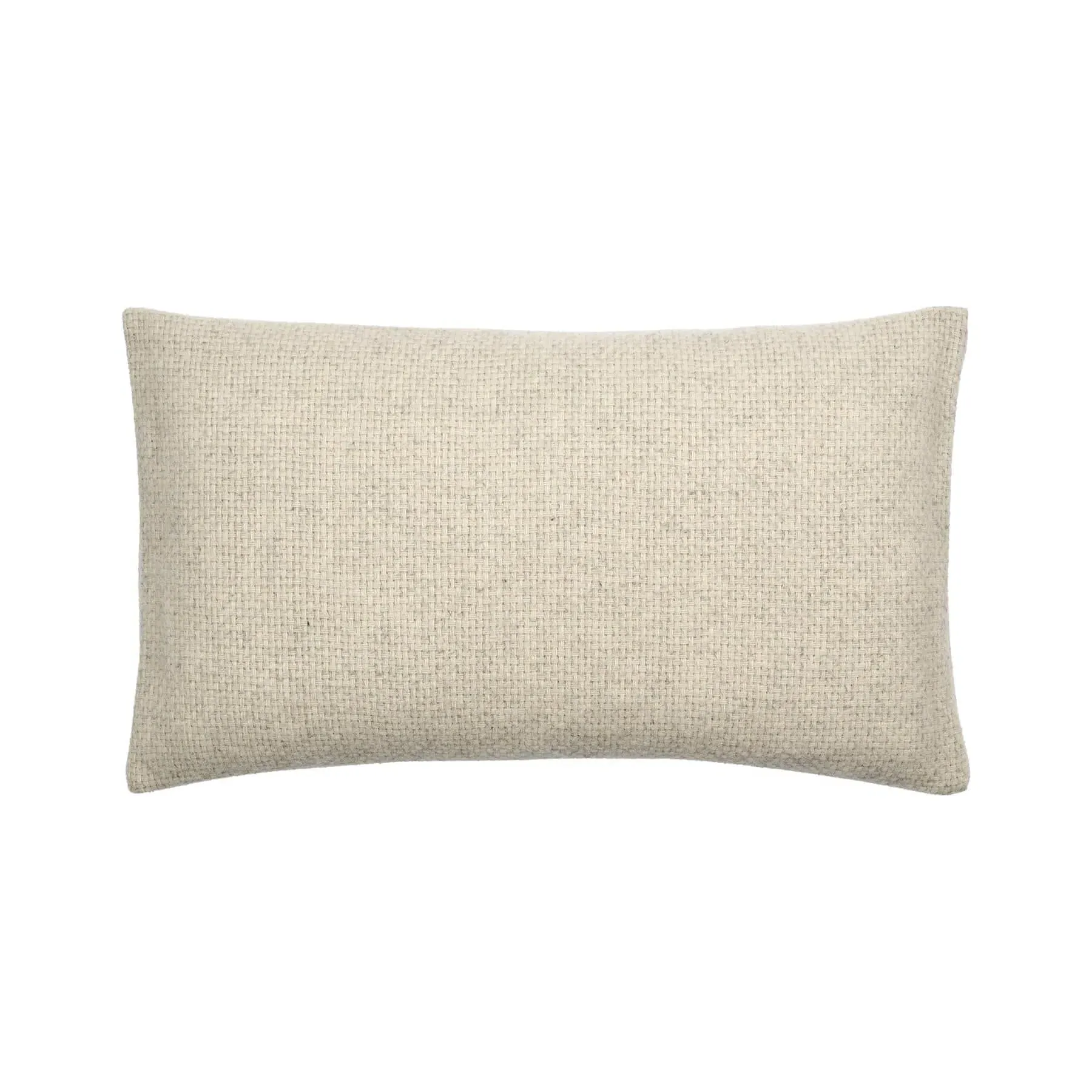 Rectangular Cushion Cover - Light Grey, Wool