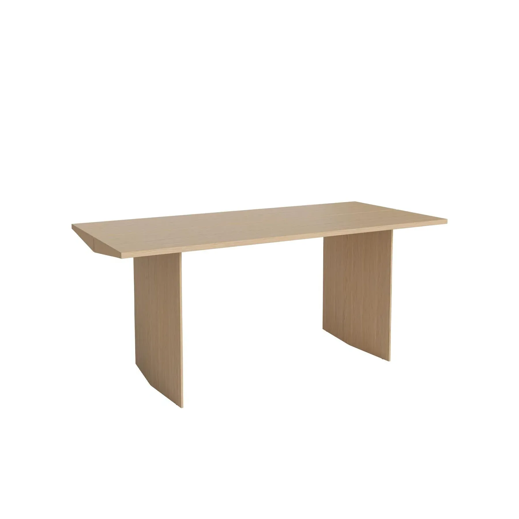 Rectangular Dining Table - White, Oak image