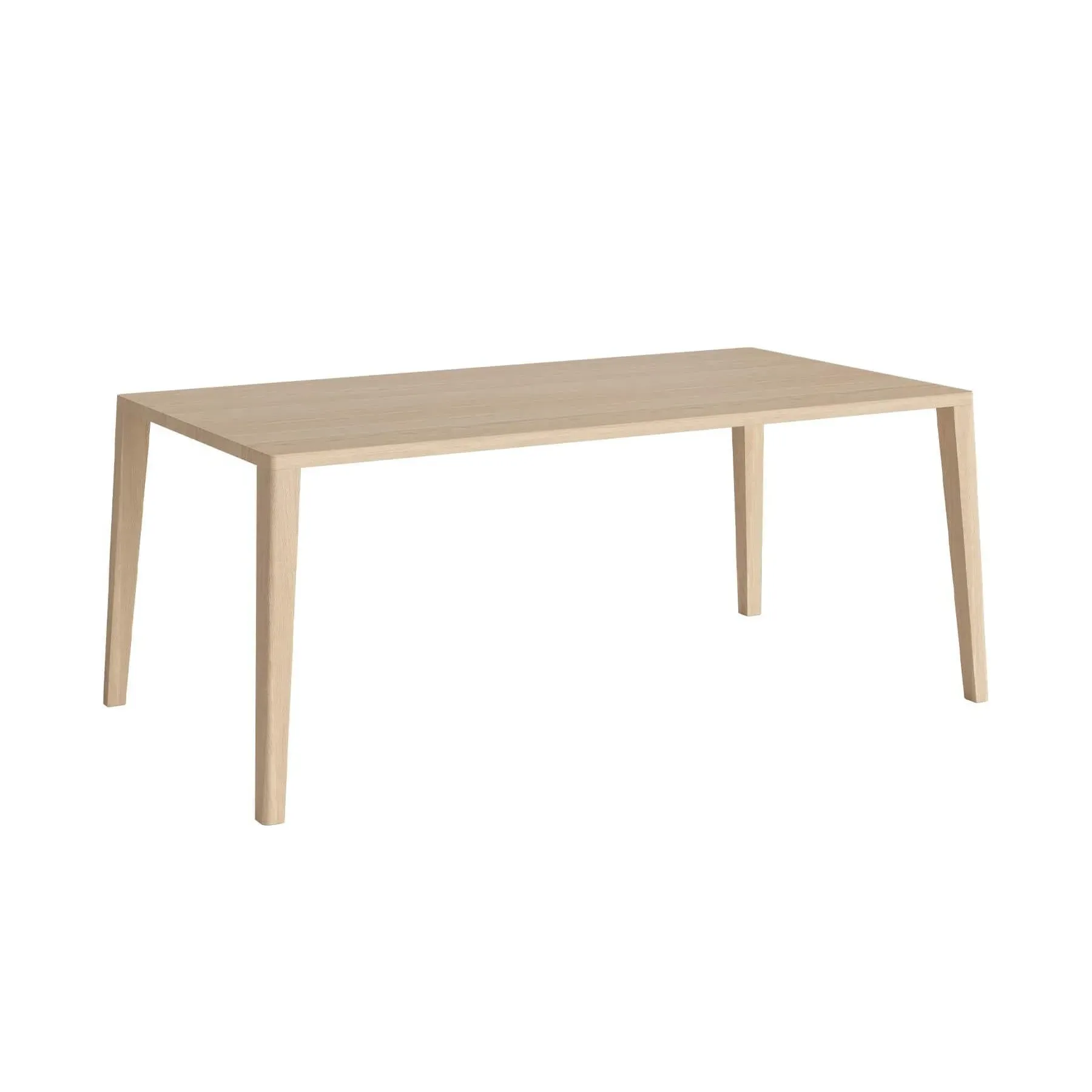 Rectangular Dining Table - White, Oak