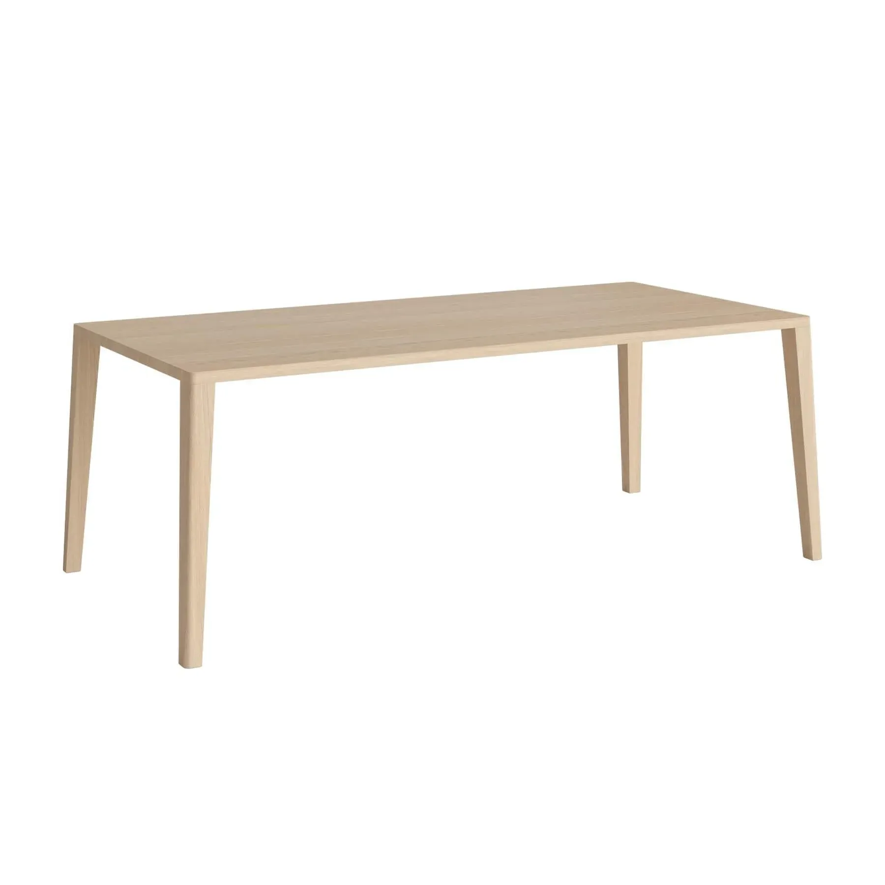 Rectangular Dining Table - White, Oak