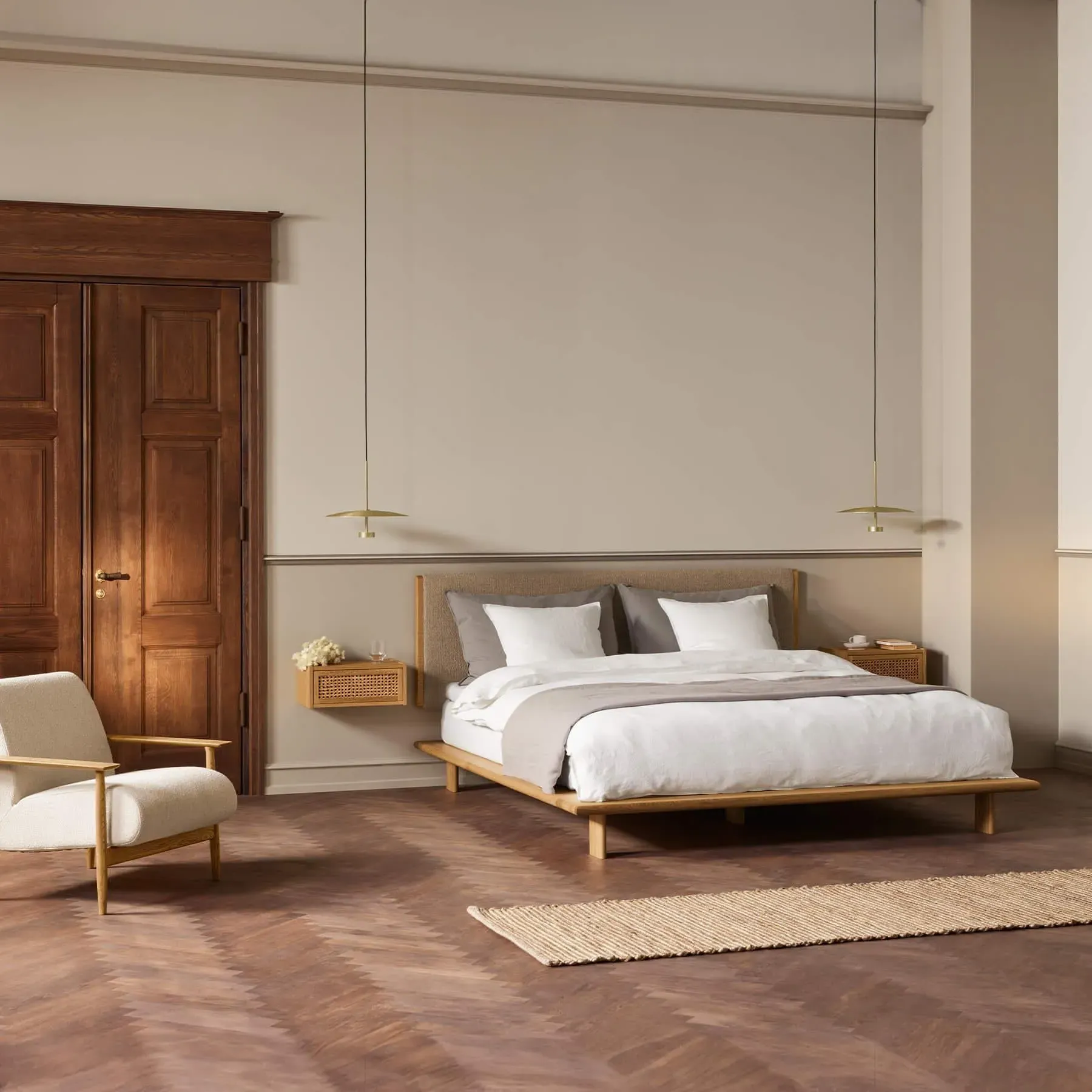 Reflection Pendant Light - Brass, Lacquered Aluminium