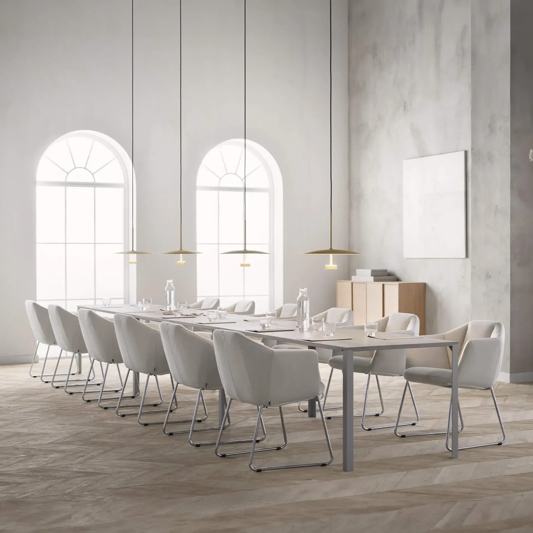 Reflection Pendant Light - Grey, Lacquered Aluminium