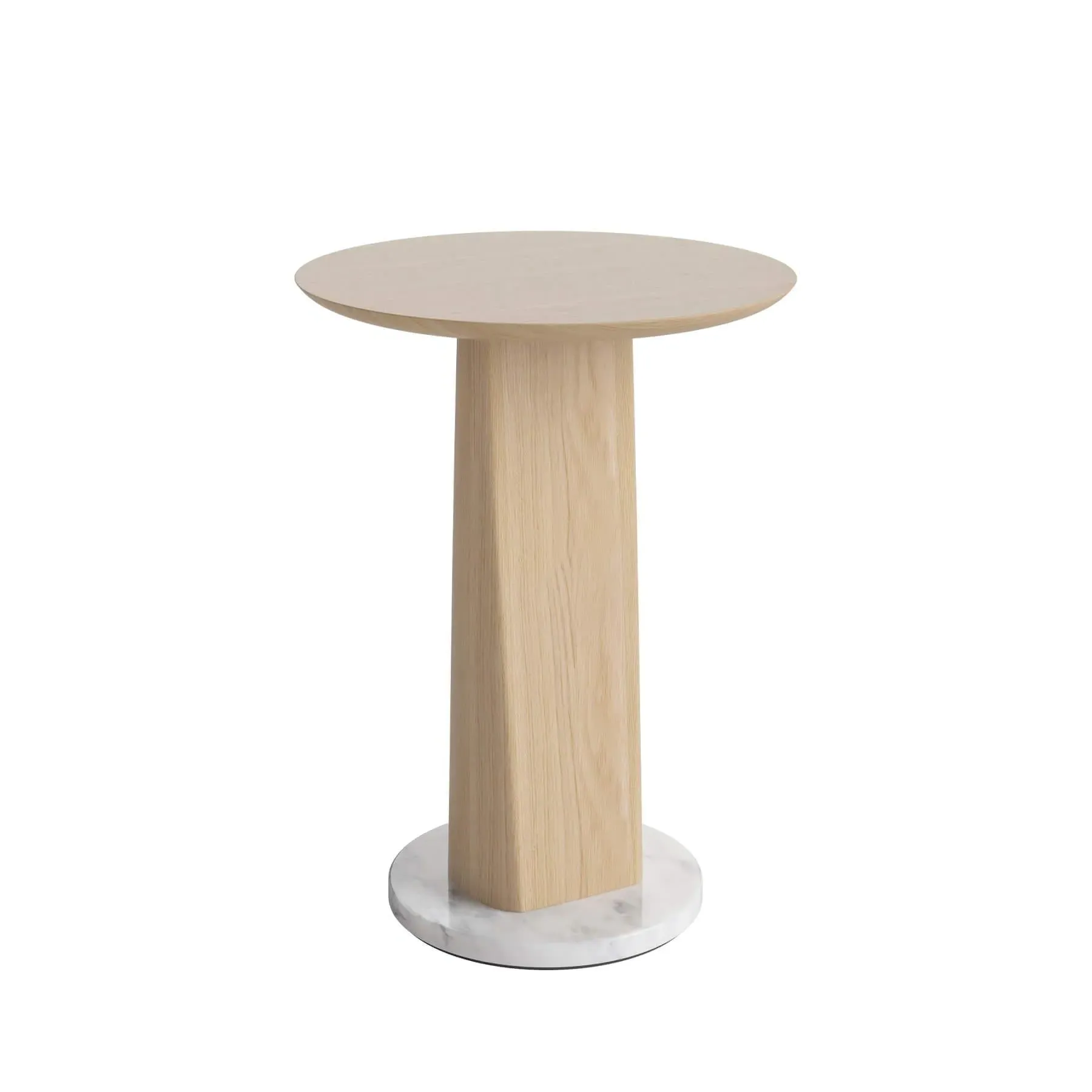 Root Small Side Table High - White Oiled Oak
