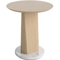 Root Small Side Table Low - White Oiled Oak