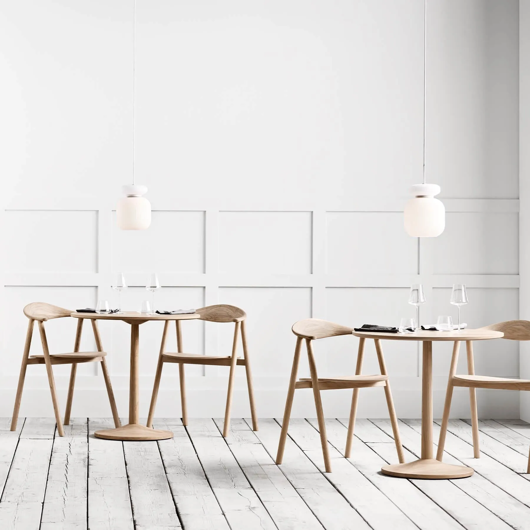 Round Dining Table - Grey, Laminate