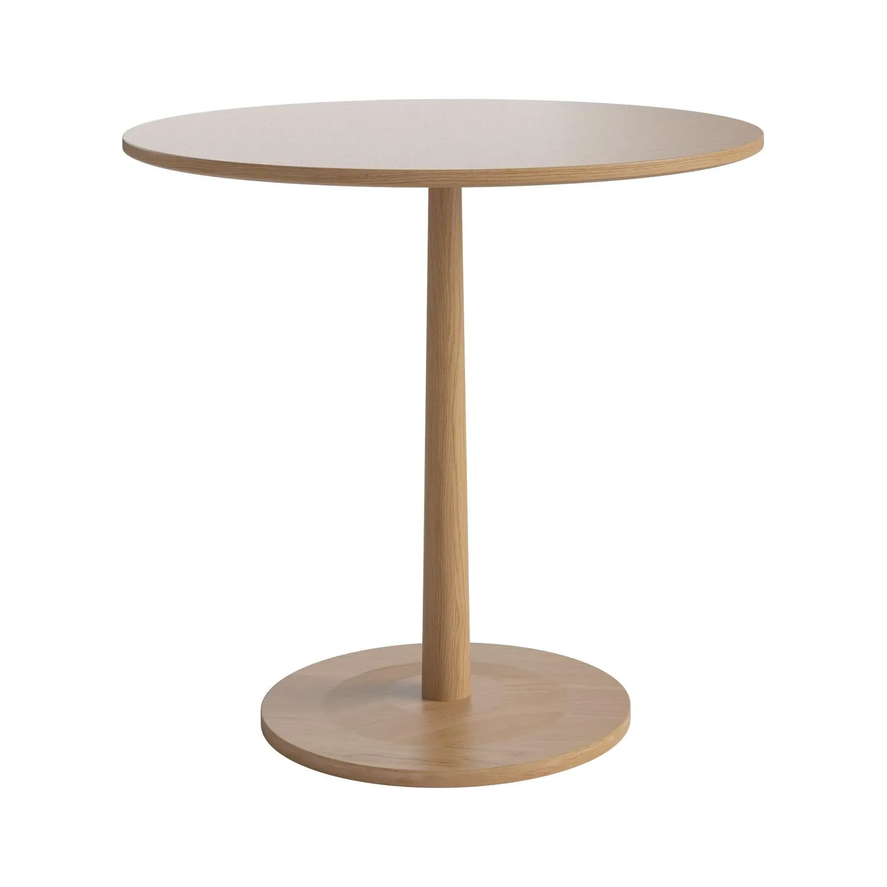 Round Dining Table - Oak, Lacquered Wood image