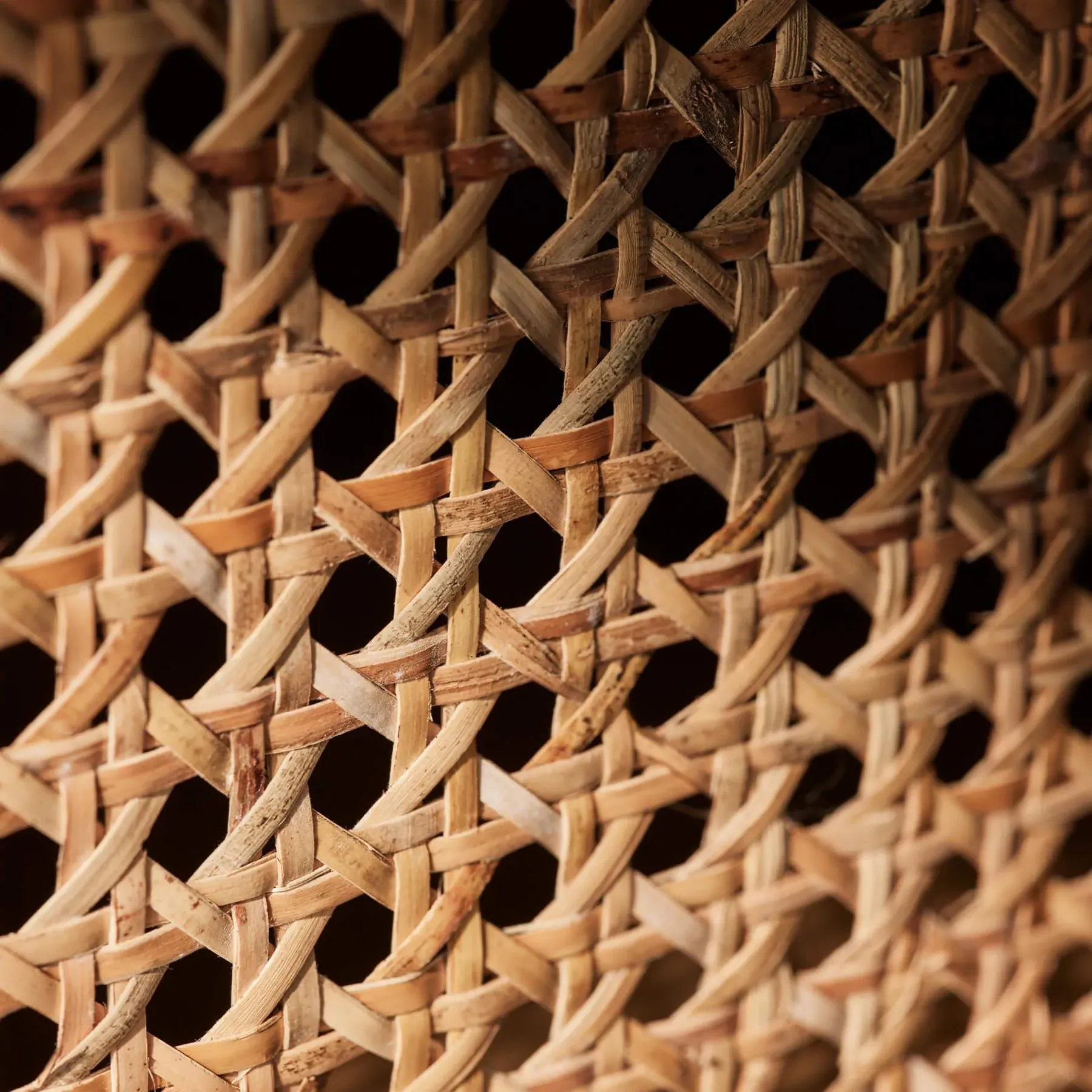 Sideboard with Wicker Front - Oak, FSC Wood