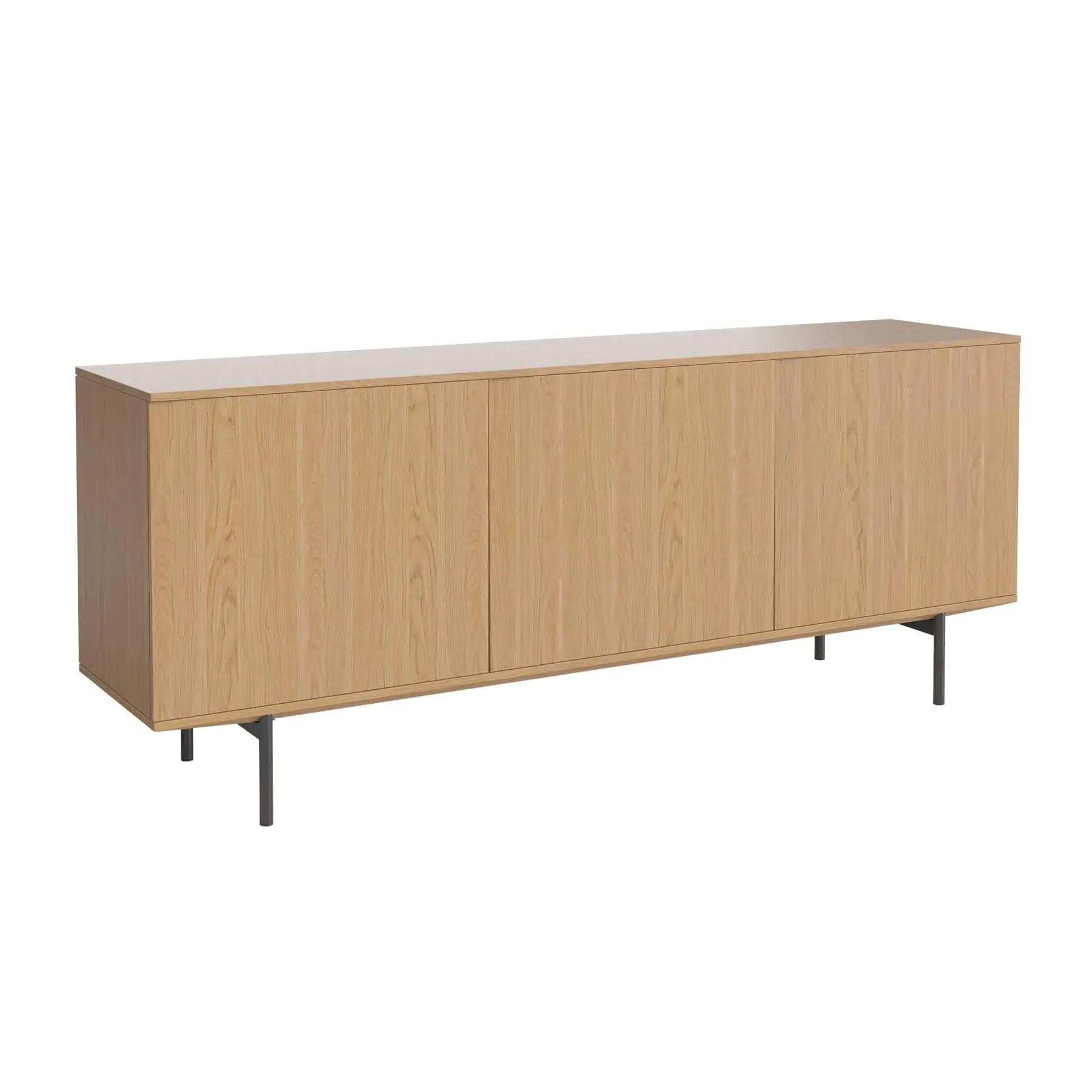 Silent Sideboard - Oiled Oak, Steel