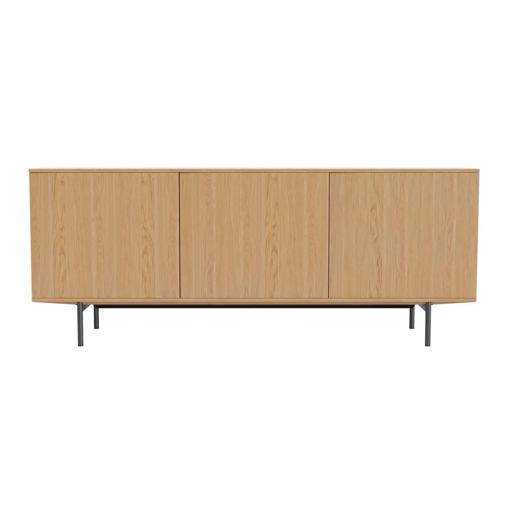 Silent Sideboard - Oiled Oak, Steel image