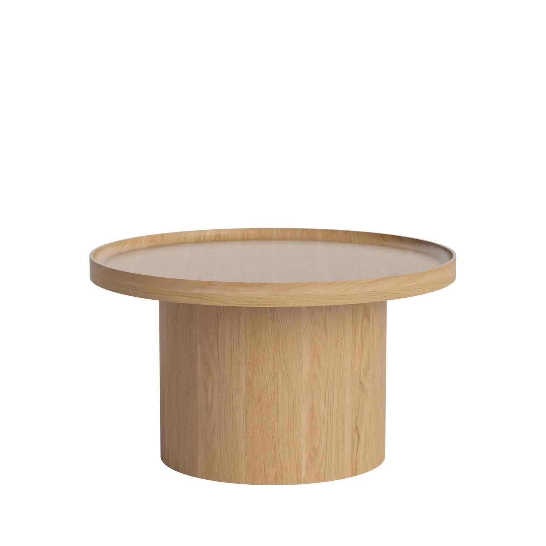 Small Coffee Table with Storage - Black, Oak