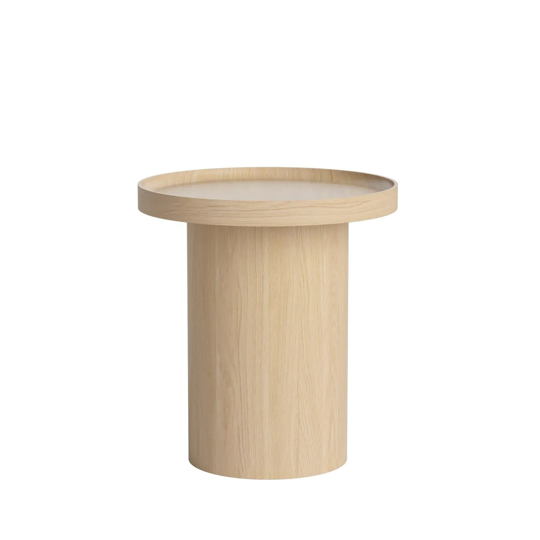 Small Coffee Table with Storage - White, Oak