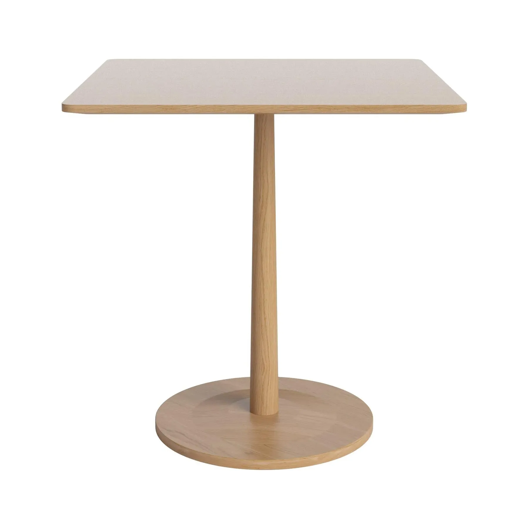 Square Dining Table - White, Oak