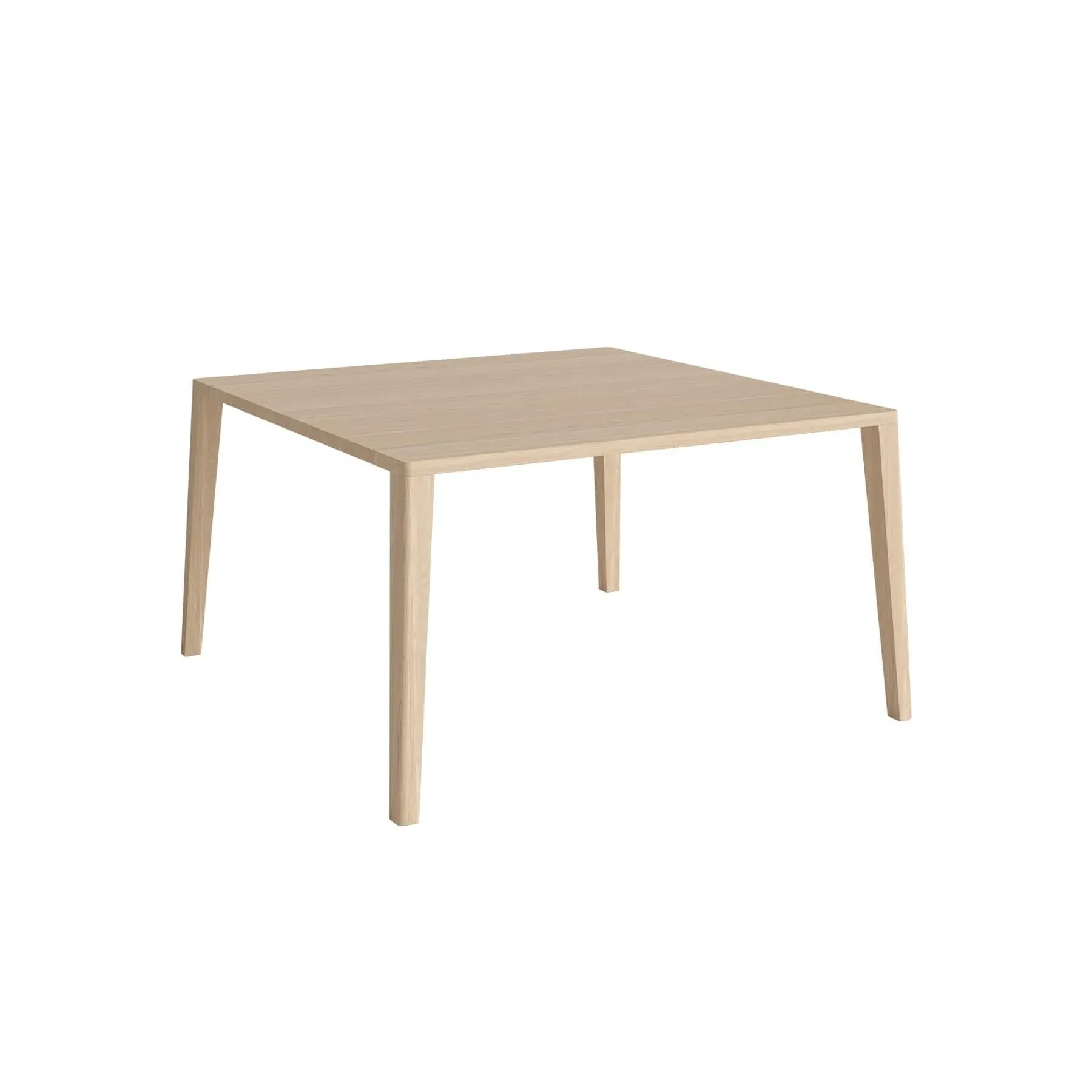 Square Dining Table with Extensions - White Oak