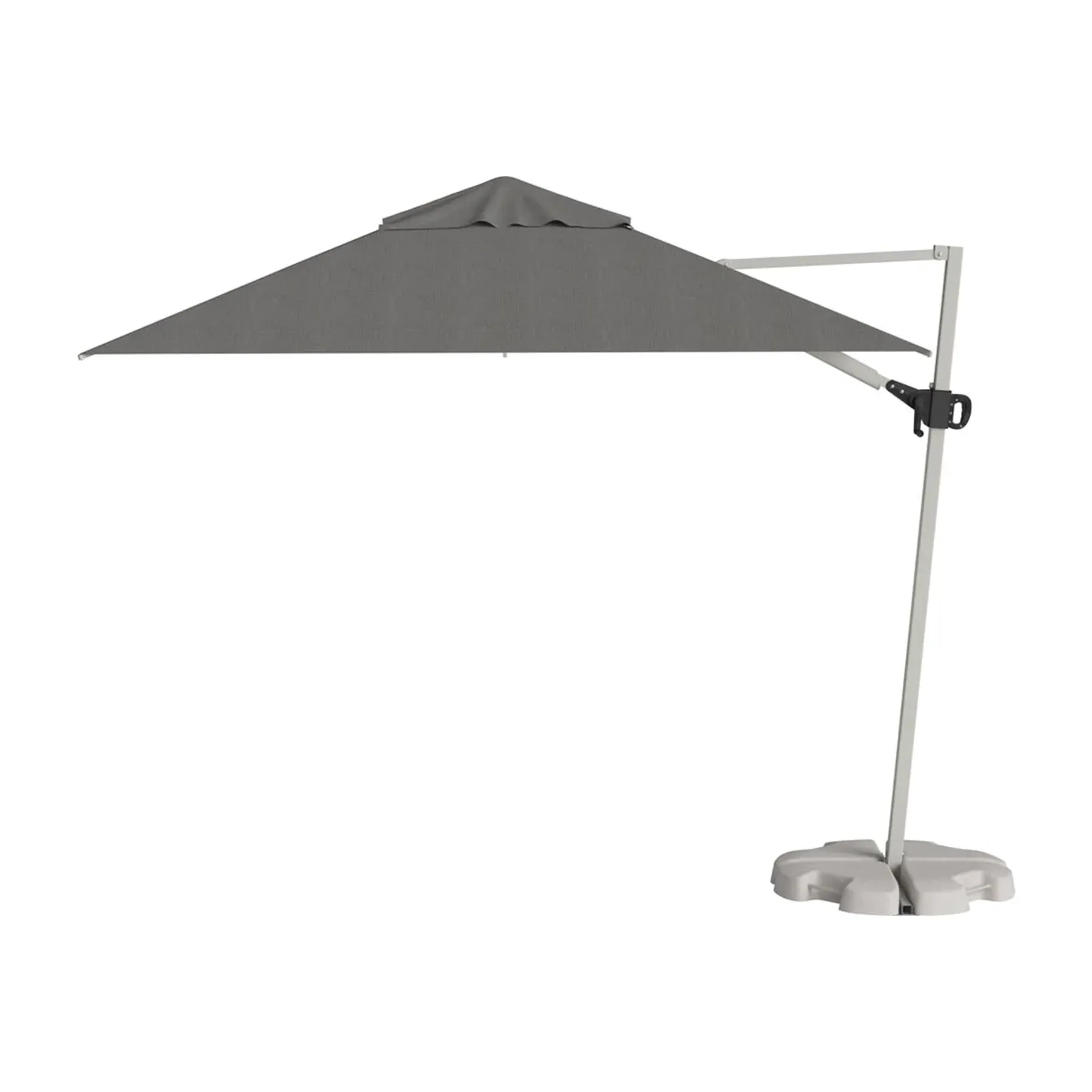 Square Parasol with Side Leg - Light Grey image