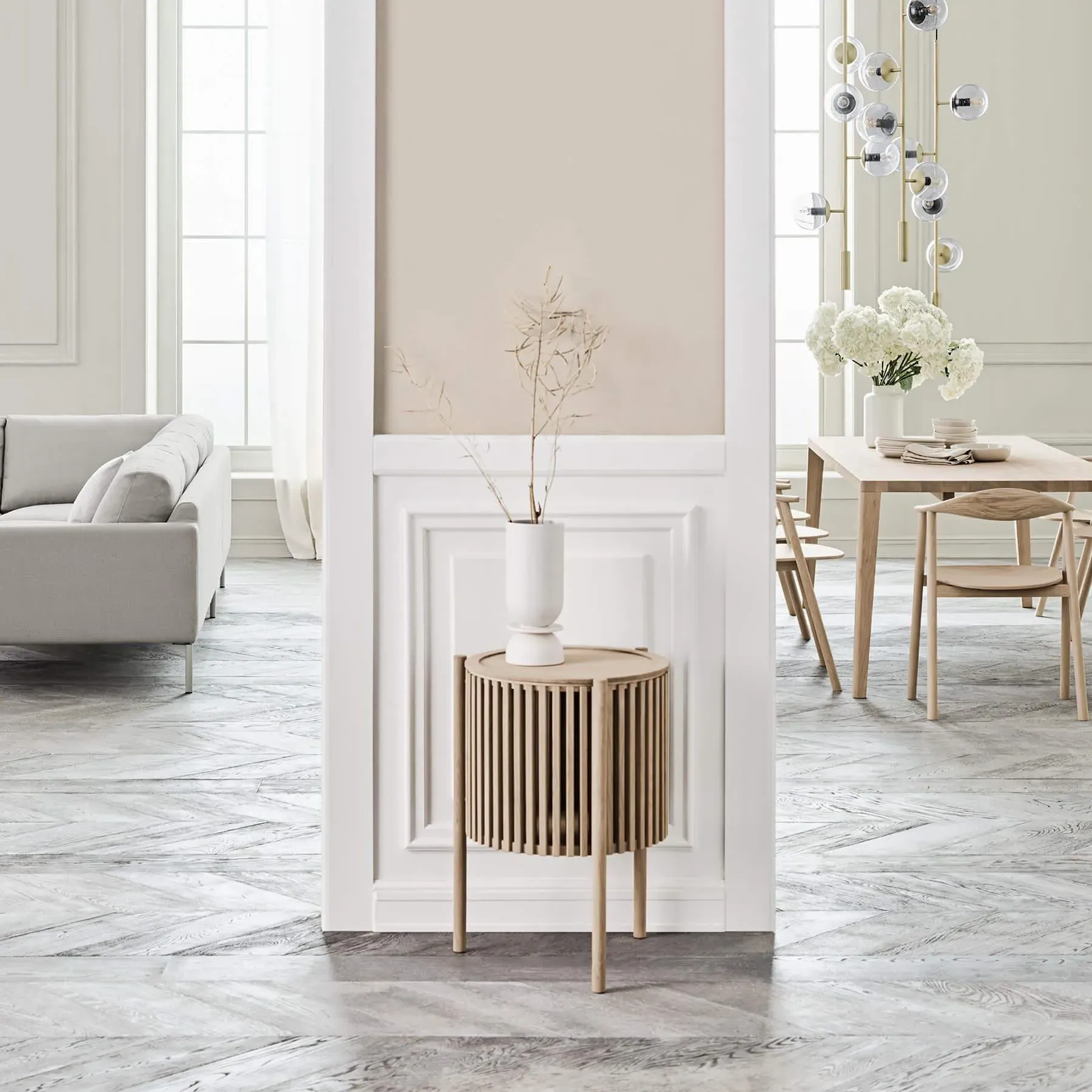 Story Side Table - Oiled Oak