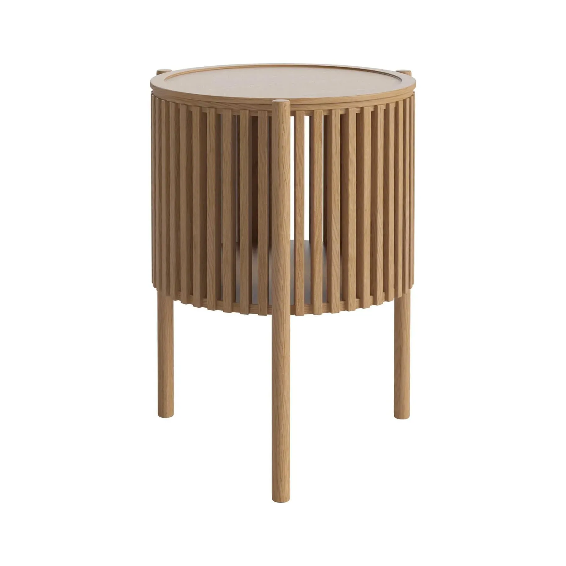 Story Side Table - White Oiled Oak