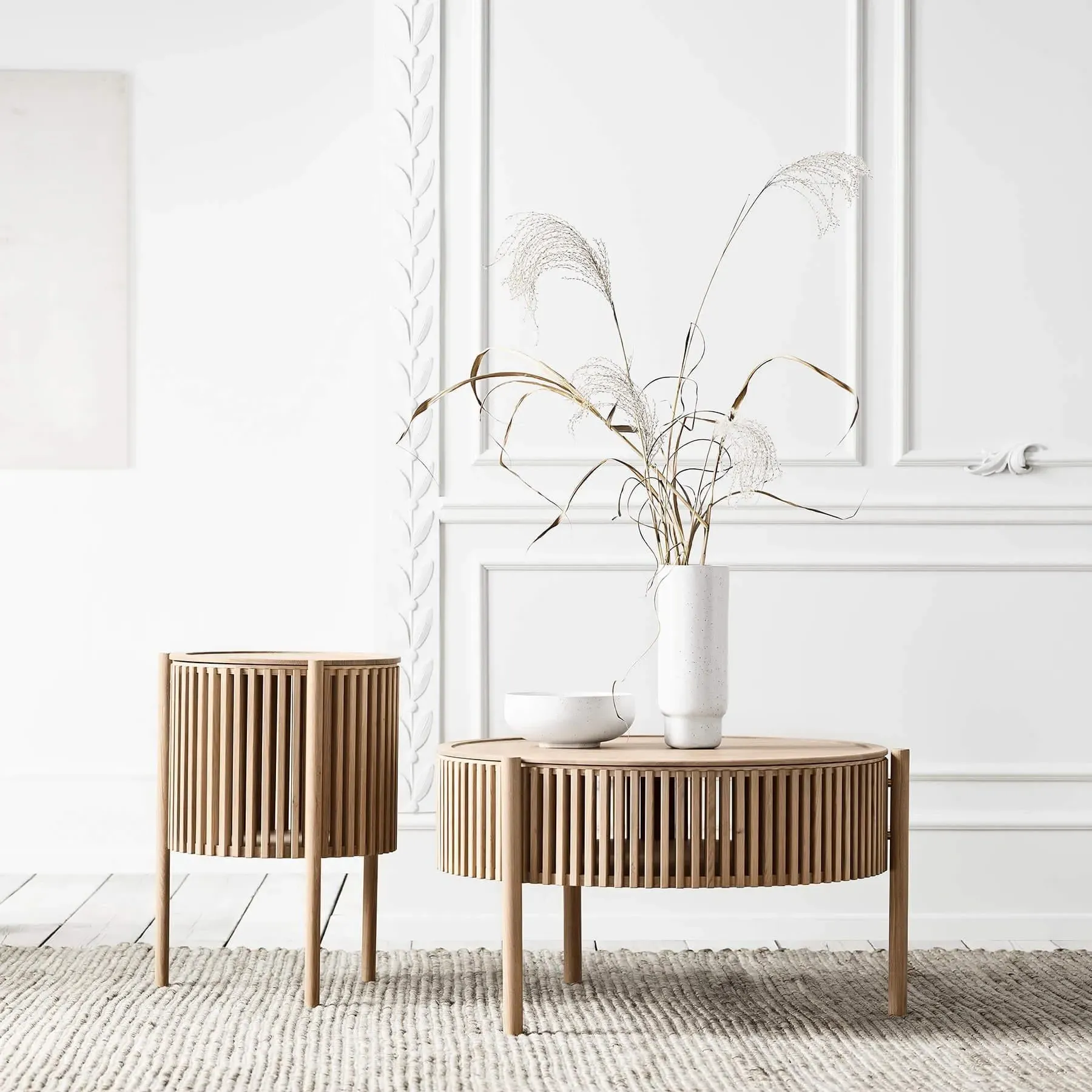 Story Side Table - White Oiled Oak