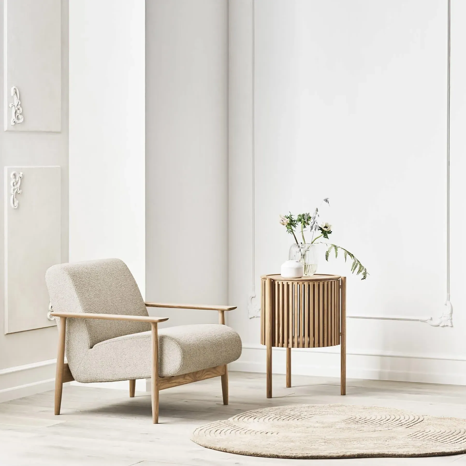 Story Side Table - White Oiled Oak