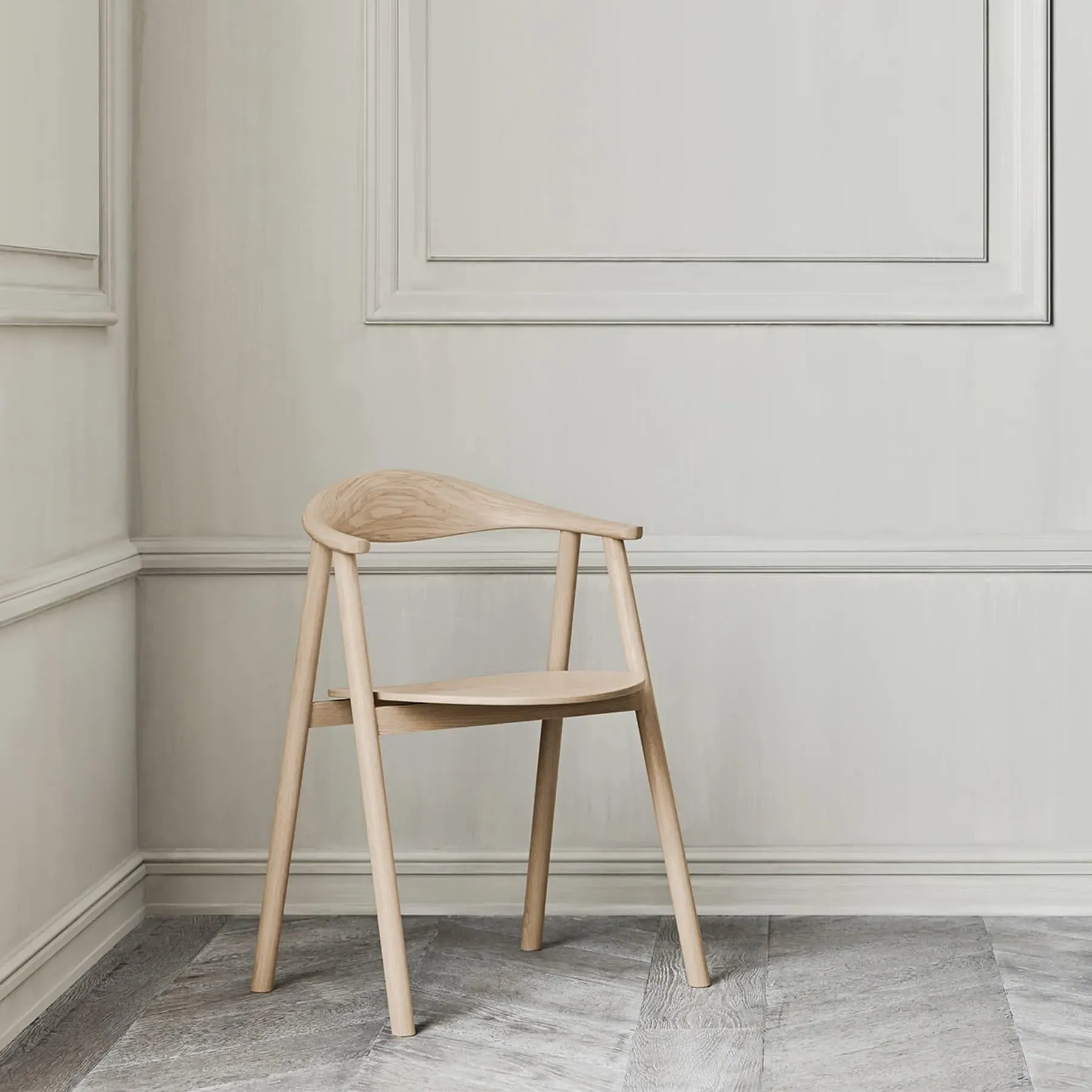 Swing Armchair Unupholstered - Oiled Oak