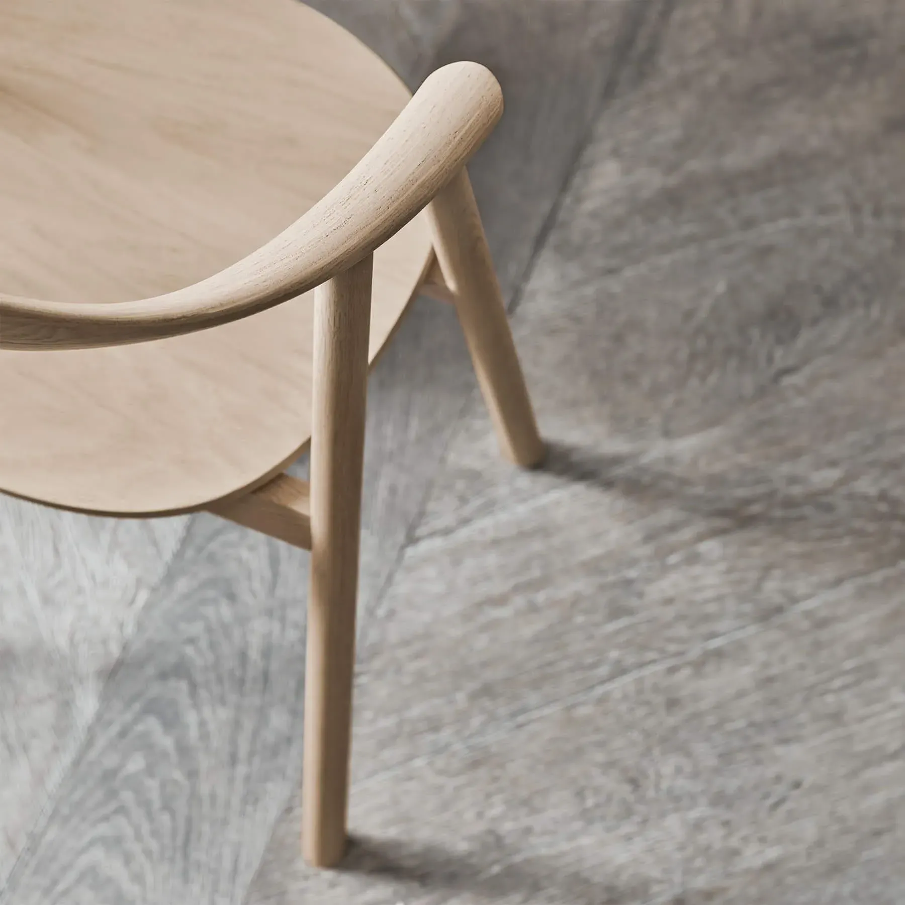 Swing Armchair Unupholstered - Oiled Oak