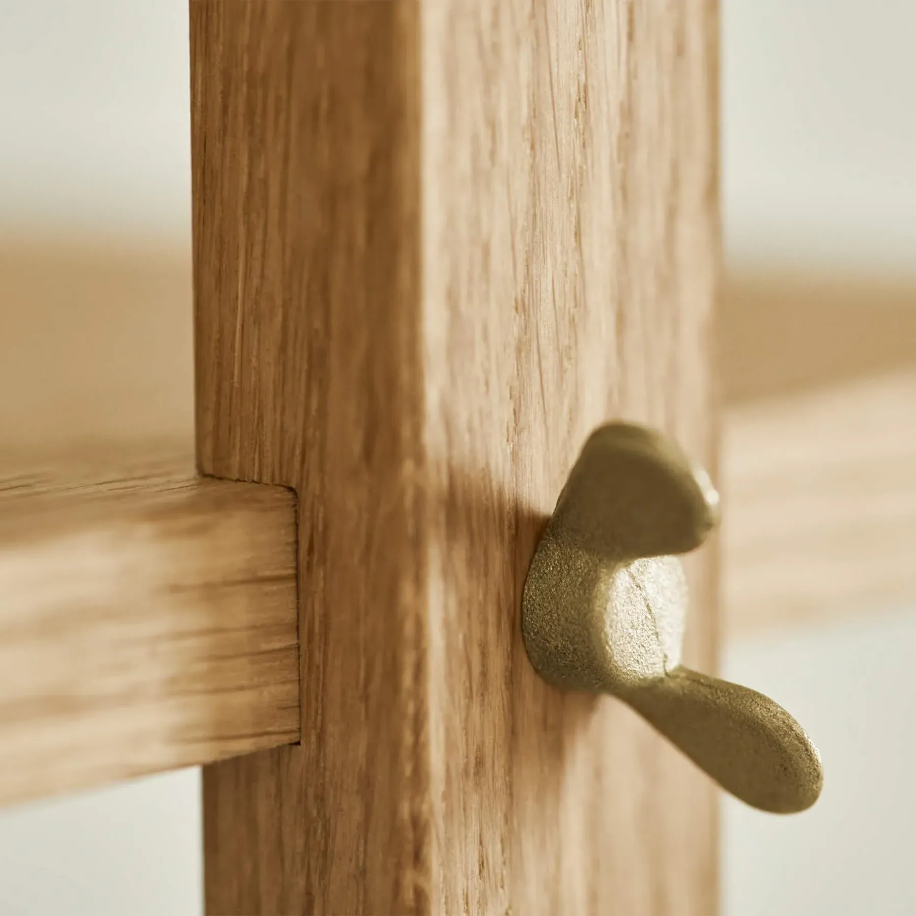 Tall Double Shelving Unit - Oiled Oak