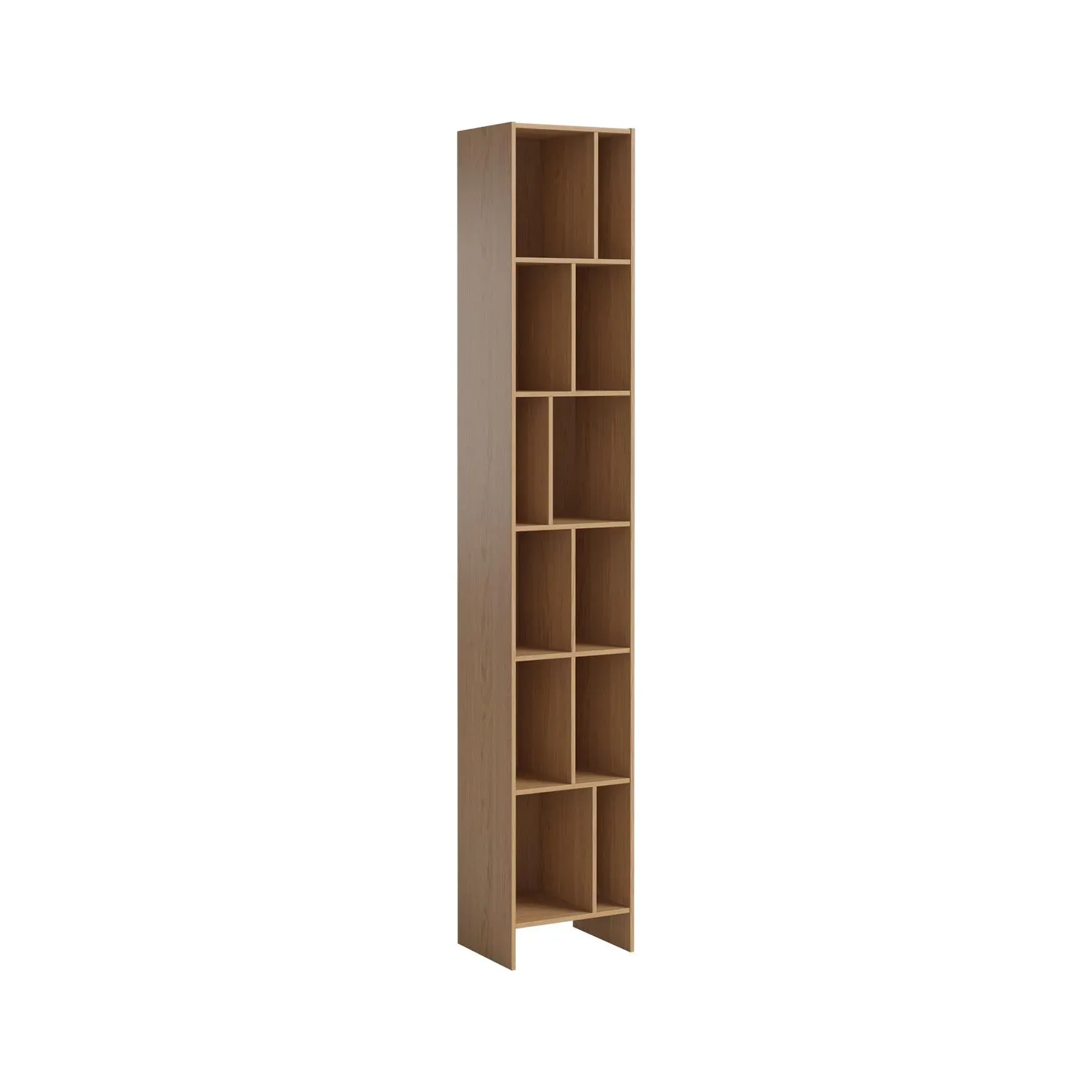Tall Shelving Rack - Oak Veneer image