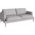Veneda 2.5-Seater Sofa - Light Grey, Oak