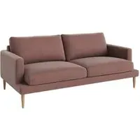 Veneda 2.5-Seater Sofa - Light Rosa, Oak