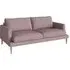 Veneda 2.5-Seater Sofa - Rosa, Oak