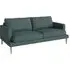 Veneda 2.5-Seater Sofa - Sea Green, Oak