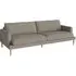Veneda 3-Seater Sofa - Dark Beige, Oak